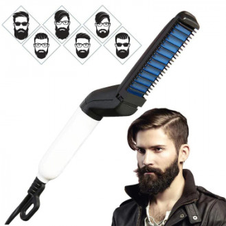 MEN'S BEARD AND HAIR CURLING STRAIGHTENER (MODELLING COMB)