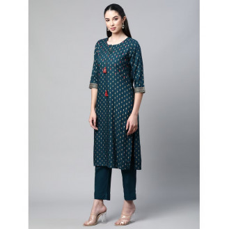 Women Kurti Bottom Set